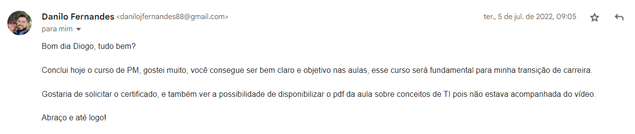 Depoimento Danilo